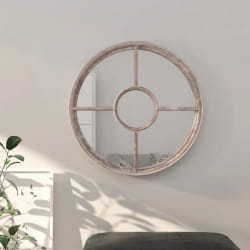 vidaXL Miroir Fer - Sable