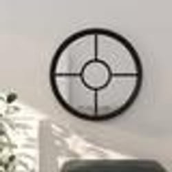 vidaXL Miroir Noir 40x4 cm Fer pour utilisation à l'intérieur - TU