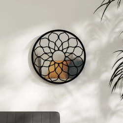 vidaXL Miroir Noir 40x3 cm Fer pour utilisation à l'intérieur - TU
