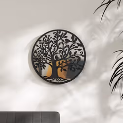 Ce miroir rond est idéal pour ajouter de la lumière dans un coin sombre ou créer un point de mire intéressant. Cadre stable e ...