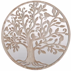 Ce miroir rond est idéal pour ajouter de la lumière dans un coin sombre ou créer un point de mire intéressant. Cadre stable e ...
