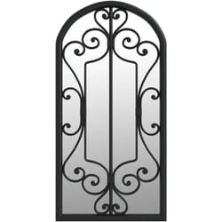 Vidaxl - Miroir Noir 70x30 cm Fer pour utilisation à l'intérieur