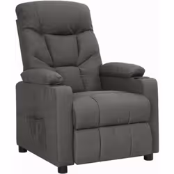 Asseyez-vous et détendez-vous dans ce fauteuil très confortable ! Fonction d'inclinaison manuelle : le fauteuil inclinable es ...