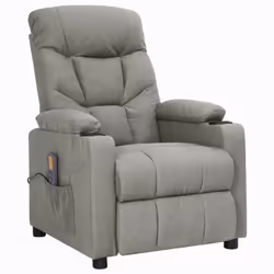 VidaXL 3093467 Fauteuil massant électrique Gris