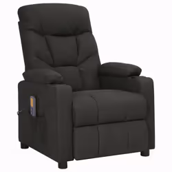 VidaXL 3093469 Fauteuil massant électrique Noir