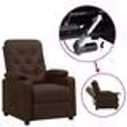 vidaXL Fauteuil Marron Similicuir - TU