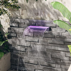 Vidaxl - Déversoir pour cascade avec led rvb Acrylique 45 cm
