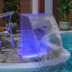 Vidaxl - Fontaine de piscine avec led rvb Acrylique 51 cm