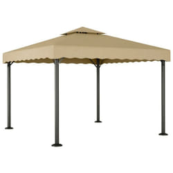 Vidaxl - Chapiteau Taupe 3x3 m Aluminium et acier