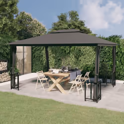 Ajoutez de l'ombre et de l'intimité pour rendre votre espace de vie extérieur plus agréable avec cette tonnelle de jardin ! M ...