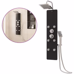 Ce système de panneaux de douche multifonctionnel a un design élégant et fera un excellent accessoire à votre salle de bain.  ...