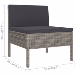 VidaXL 3094362 ensemble de meubles de jardin - Vue supplémentaire 7