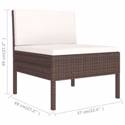 VidaXL 3094547 ensemble de meubles de jardin - Vue supplémentaire 7