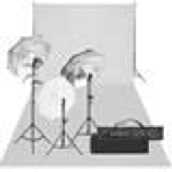 vidaXL Kit de studio photo avec éclairage et toile de fond