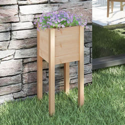 Vidaxl - Jardinière d'extérieur 31x31x70 cm bois de pin massif