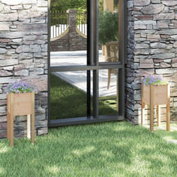 Vidaxl - Jardinières d'extérieur 2 pcs 31x31x70 cm Bois de pin massif
