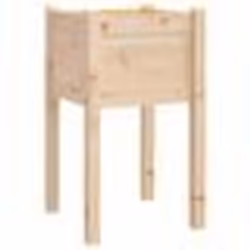 vidaXL Jardinière d'extérieur 50x50x70 cm bois de pin massif - TU