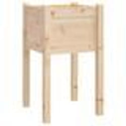 vidaXL Jardinière d'extérieur 50x50x70 cm bois de pin massif - TU