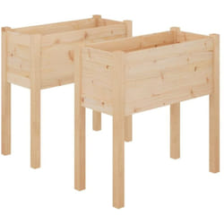 Vidaxl - Jardinières 2 pcs 70x31x70 cm bois de pin massif