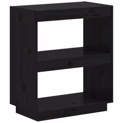 VidaXL 810863, Noir, Bois, Bois, Bois de pin, 600 mm, 350 mm