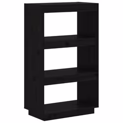 VidaXL 810868, Noir, Bois, Bois, Bois de pin, 600 mm, 350 mm