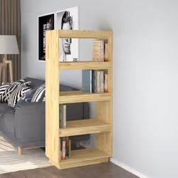 vidaXL Bibliothèque/Séparateur de pièce 60x35x135 cm pin massif