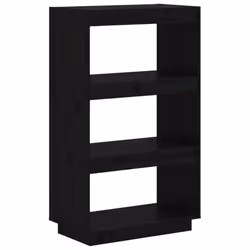 VidaXL 810873, Noir, Bois, Bois, Bois de pin, 600 mm, 350 mm