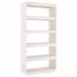 vidaXL Bibliothèque/Séparateur de pièce Blanc 80x35x167 cm Pin massif