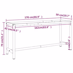 VidaXL 151452 pièce de table - Vue supplémentaire 8