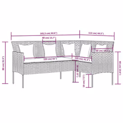 VidaXL 318585 Canapé de patio - Vue supplémentaire 7