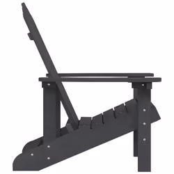 VidaXL 318638 chaise d'extérieur Terrace Siège rembourré Polyéthylène haute densité (HDPE), Acier Anthracite - Vue supplémentaire 4