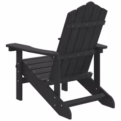 VidaXL 318638 chaise d'extérieur Terrace Siège rembourré Polyéthylène haute densité (HDPE), Acier Anthracite - Vue supplémentaire 5