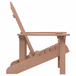 VidaXL 318639 chaise d'extérieur Terrace Siège rembourré Polyéthylène haute densité (HDPE), Acier Marron - Vue supplémentaire 4