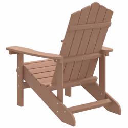 VidaXL 318639 chaise d'extérieur Terrace Siège rembourré Polyéthylène haute densité (HDPE), Acier Marron - Vue supplémentaire 5
