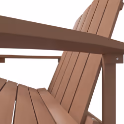 VidaXL 318639 chaise d'extérieur Terrace Siège rembourré Polyéthylène haute densité (HDPE), Acier Marron - Vue supplémentaire 6