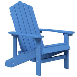 VidaXL 318640 chaise d'extérieur Terrace Siège rembourré Polyéthylène haute densité (HDPE), Acier Couleur aqua, Bleu