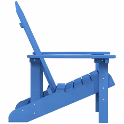 VidaXL 318640 chaise d'extérieur Terrace Siège rembourré Polyéthylène haute densité (HDPE), Acier Couleur aqua, Bleu - Vue supplémentaire 4