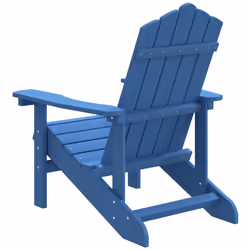 VidaXL 318640 chaise d'extérieur Terrace Siège rembourré Polyéthylène haute densité (HDPE), Acier Couleur aqua, Bleu - Vue supplémentaire 5