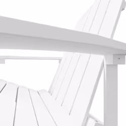 VidaXL 318645 chaise d'extérieur Terrace Siège rembourré Polyéthylène haute densité (HDPE), Acier Blanc - Vue supplémentaire 6
