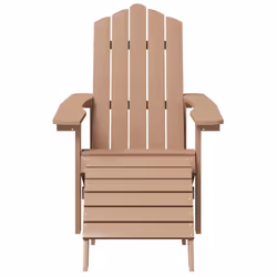 VidaXL 318647 chaise d'extérieur Terrace Siège rembourré Polyéthylène haute densité (HDPE), Acier Marron - Vue supplémentaire 3