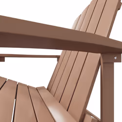 VidaXL 318647 chaise d'extérieur Terrace Siège rembourré Polyéthylène haute densité (HDPE), Acier Marron - Vue supplémentaire 6