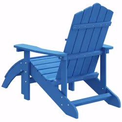 VidaXL 318648 chaise d'extérieur Terrace Siège rembourré Polyéthylène haute densité (HDPE), Acier Couleur aqua, Bleu - Vue supplémentaire 5