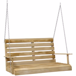 Cette balancelle en bois est le choix parfait si vous êtes à la recherche de détente et de plaisir dans les espaces extérieur ...