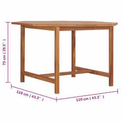 VidaXL 318478 table de jardin - Vue supplémentaire 7