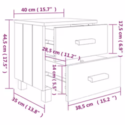 VidaXL 340407 Table de nuit et table de chevet - Vue supplémentaire 7
