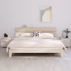 VidaXL 340409, Blanc, Panneaux MDF, Bois de pin, HAMAR, 400 mm, 350 mm, 445 mm