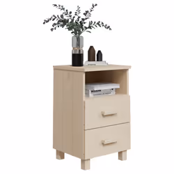 VidaXL 340416 Table de nuit et table de chevet Marron - Vue supplémentaire 7