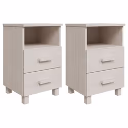 VidaXL 340417, Blanc, Panneaux MDF, Bois de pin, HAMAR, 400 mm, 350 mm, 620 mm