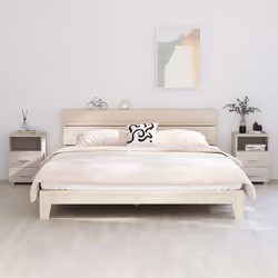 VidaXL 340417 Table de nuit et table de chevet Blanc