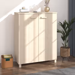 Introduisez un air de charme unique dans votre intérieur existant avec cette armoire à chaussures en bois ! Bois de pin massi ...